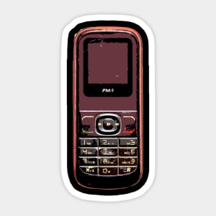 old mobile phone Sticker